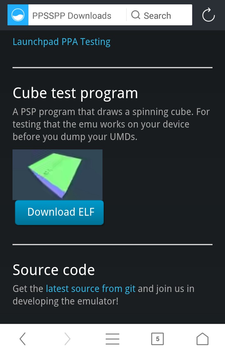 Cube test program ppsspp free download